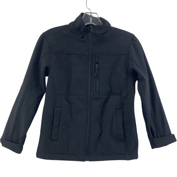 SNOZU Black Fleece-Lined Full Zip Jacket Girls’ Size S Polyester Blend Preowned